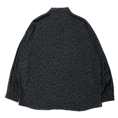 他の写真2: ROTTWEILER/R9 LEOPARD L/S SHIRT（GREEN）［レオパードシャツ-24春夏］