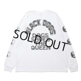 【30%OFF】ROTTWEILER/CIRCLE L/S TEE（WHITE）［プリント長袖T-24春夏］