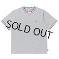 BlackEyePatch/SMALL OG LABEL RIB KNITTED TEE（HEATHER GRAY）