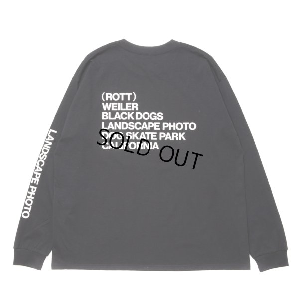 画像2: ROTTWEILER/R.W PHOTO L/S TEE（BLACK） 【30%OFF】［プリント長袖T-24春夏］