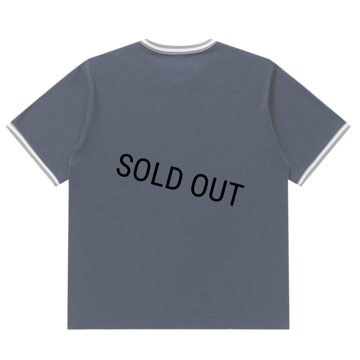 画像2: BlackEyePatch/SMALL OG LABEL RIB KNITTED TEE(NAVY) (2)