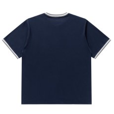 画像2: BlackEyePatch/SMALL OG LABEL RIB KNITTED TEE(NAVY) (2)