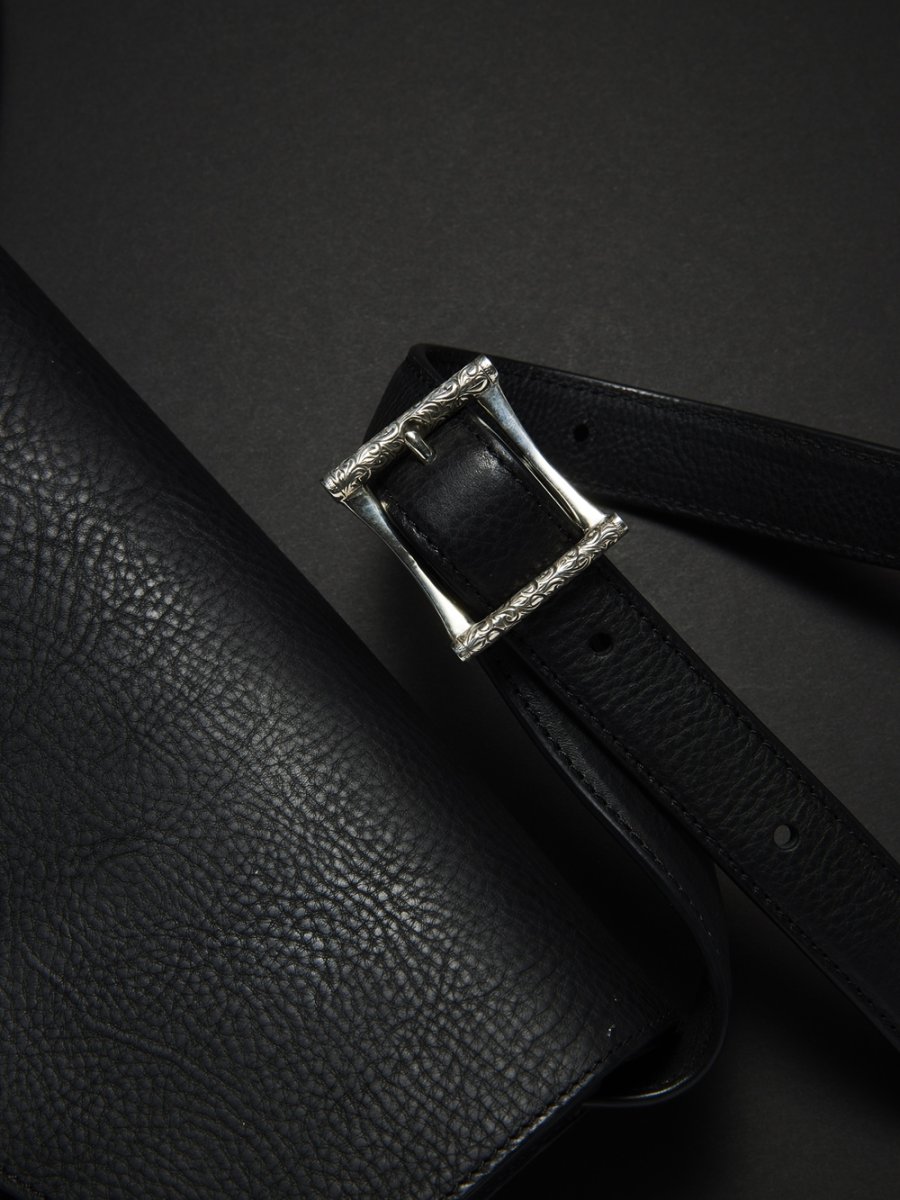 画像3: ANTIDOTE BUYERS CLUB/Leather Wearable Bag（Black） (3)