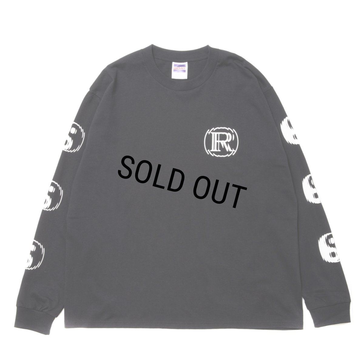 画像2: 【30%OFF】ROTTWEILER/CIRCLE L/S TEE（BLACK）［プリント長袖T-24春夏］ (2)