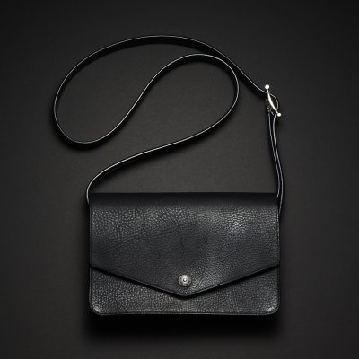 画像1: ANTIDOTE BUYERS CLUB/Leather Wearable Bag（Black）