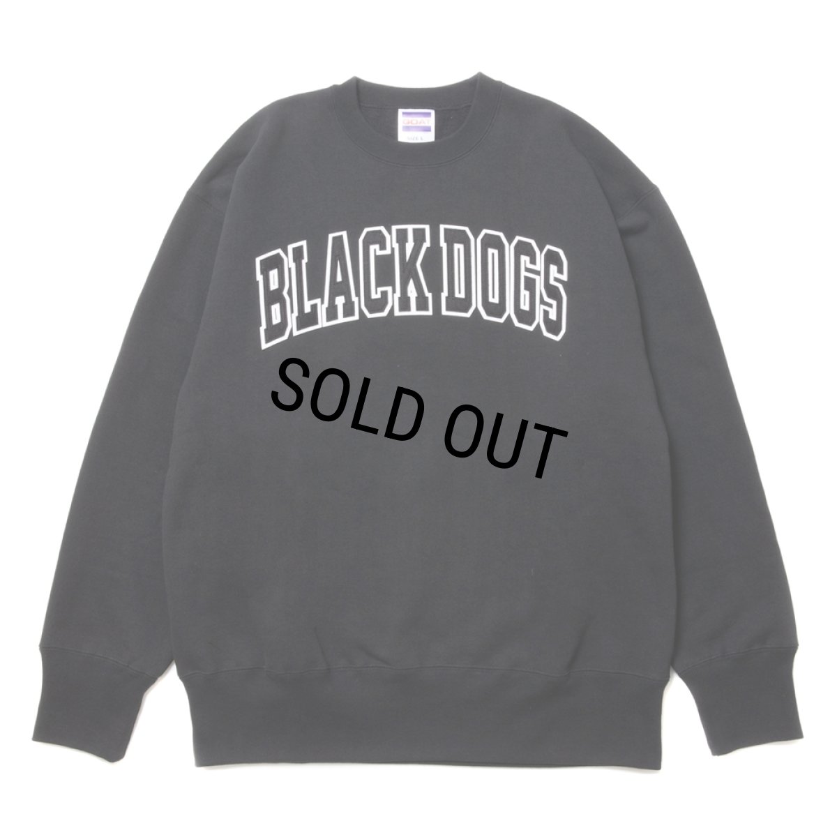 画像1: 【40%OFF】ROTTWEILER/B.D SWEATER（BLACK）［クルーネックスウェット-23秋冬］ (1)