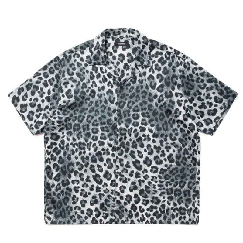 画像1: ROTTWEILER/R9 LEOPARD S/S SHIRT（GRAY） 【30%OFF】［レオパードシャツ-24春夏］