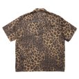 画像2: 【30%OFF】ROTTWEILER/R9 LEOPARD S/S SHIRT（BEIGE）［レオパードシャツ-24春夏］ (2)
