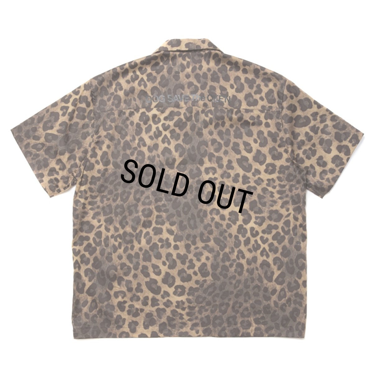 画像2: 【40%OFF】ROTTWEILER/R9 LEOPARD S/S SHIRT（BEIGE）［レオパードシャツ-24春夏］ (2)