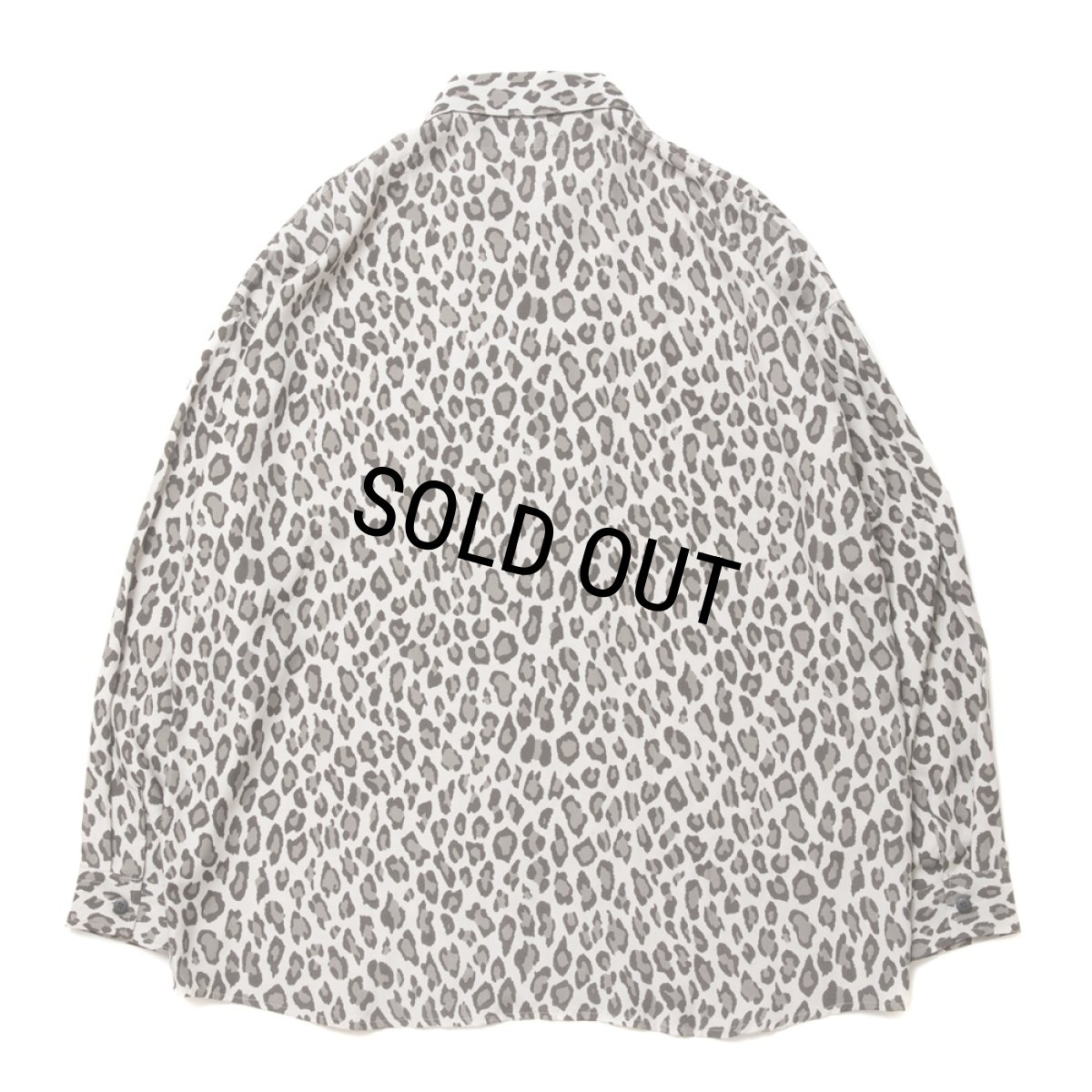 画像2: 【30%OFF】ROTTWEILER/R9 LEOPARD L/S SHIRT（BEIGE）［レオパードシャツ-24春夏］ (2)