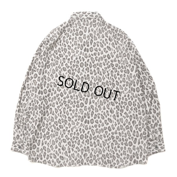 画像2: 【30%OFF】ROTTWEILER/R9 LEOPARD L/S SHIRT（BEIGE）［レオパードシャツ-24春夏］
