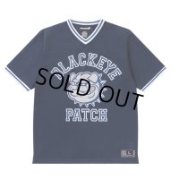 BlackEyePatch/BULLDOG V NECK GAME SHIRT（NAVY）