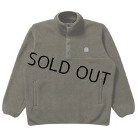 BlackEyePatch/SMALL OG LABEL FLEECE PULLOVER（OLIVE）