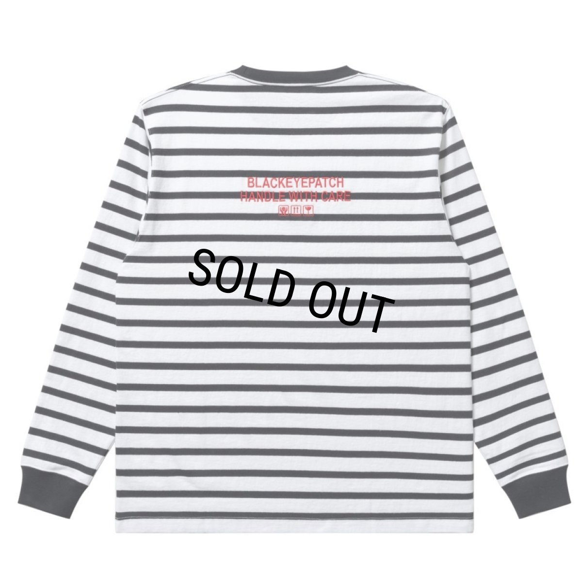画像2: BlackEyePatch/HWC LABEL STRIPED L/S TEE (BORDER) (2)