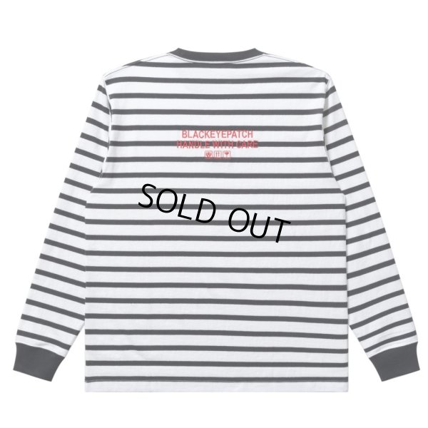 画像2: BlackEyePatch/HWC LABEL STRIPED L/S TEE （BORDER）
