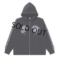 BlackEyePatch/KANJI TAPED DRAGON ZIP HOODIE（BLACK）