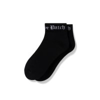 BlackEyePatch/OE LOGO MID SOCKS（BLACK）