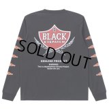 BlackEyePatch/SWEET CIGAR LABEL L/S TEE（BLACK）