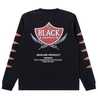 BlackEyePatch/SWEET CIGAR LABEL L/S TEE（BLACK）