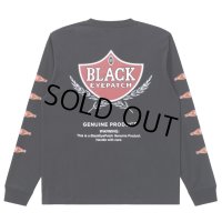 BlackEyePatch/SWEET CIGAR LABEL L/S TEE（BLACK）