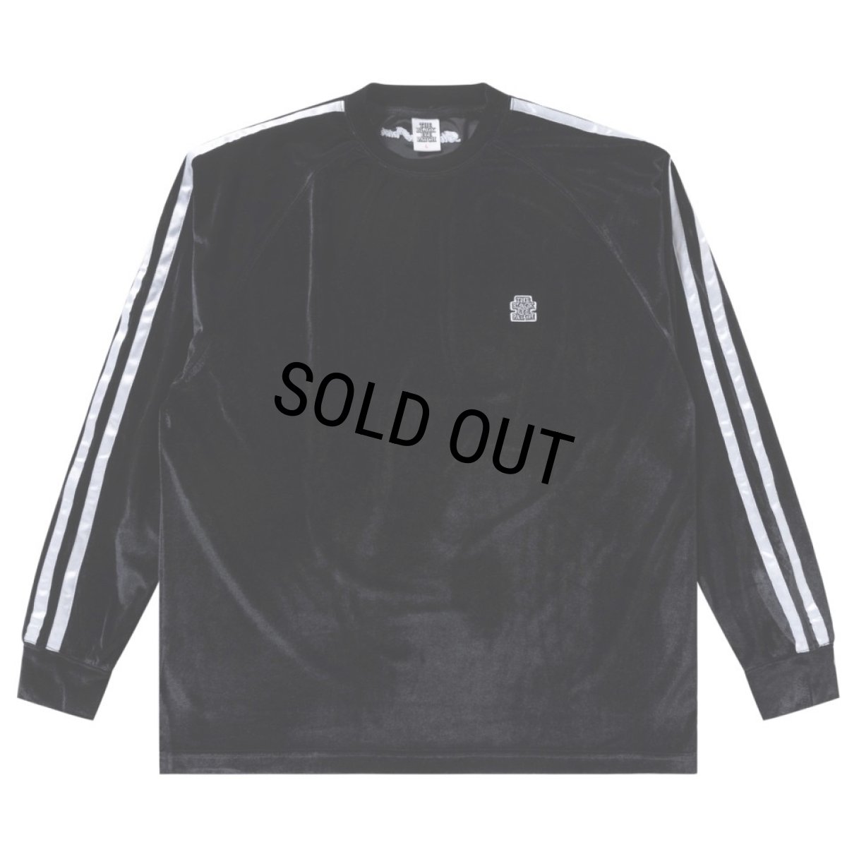 画像1: BlackEyePatch/OG LABEL TAPED VELOUR CREW（BLACK） (1)