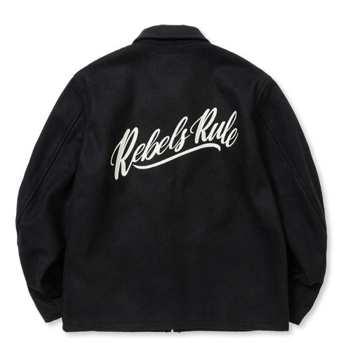 他の写真2: 【40%OFF】CALEE/MELTON WOOL SPORTS TYPE JACKET＜REBELS RULE＞（BLACK）［メルトンウールスポーツJKT-23秋冬］