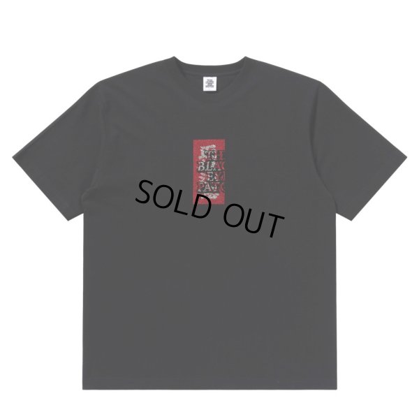 画像1: BlackEyePatch/HWC LABEL RHINESTONE TEE（BLACK）