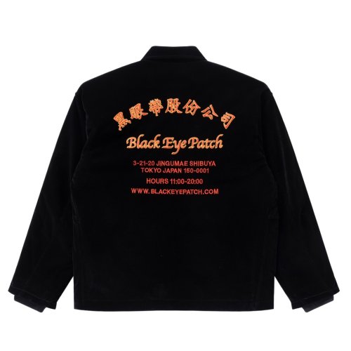 他の写真2: BlackEyePatch/CHINATOWN STORE VELOUR WORK JACKET（BLACK）