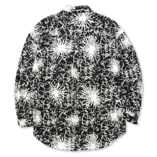 他の写真2: 【30%OFF】CALEE/BATIK PATTERN OVER SHILHOUETTE L/S SH（BLACK）［オーバーシルエットシャツ-24春夏］