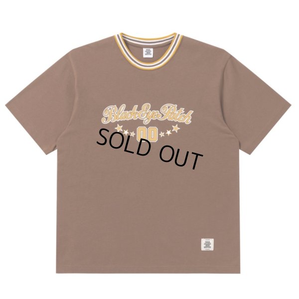 画像1: BlackEyePatch/SPORTY SCRIPT LOGO TEE（BROWN）