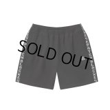 BlackEyePatch/KANJI TAPED SWEAT SHORTS（BLACK）