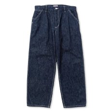 画像1: CALEE/VINTAGE REPRODUCT DENIM PAINTER PANTS＜OW＞（INDIGO BLUE）［デニムペインターパンツ-23秋冬］ (1)