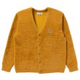 画像1: BlackEyePatch/SMALL OG KNIT CARDIGAN（MUSTARD） (1)