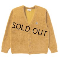 BlackEyePatch/SMALL OG KNIT CARDIGAN（MUSTARD）