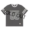 BlackEyePatch/DOUBLE O FOOTBALL TEE（BLACK）