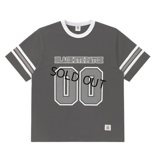 画像1: BlackEyePatch/DOUBLE O FOOTBALL TEE（BLACK）