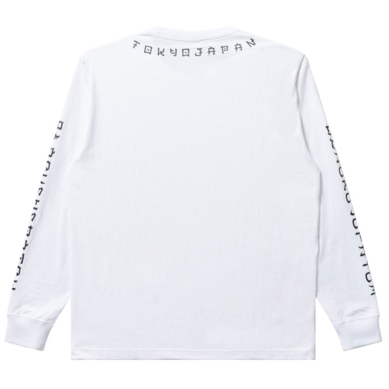 画像2: BlackEyePatch/KANJI L/S TEE (WHITE)
