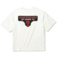 画像1: 【30%OFF】CALEE/DROP SHOULDER S.V.D.S.H LOGO TEE ＜NATURALLY PAINT DESIGN＞（WHITE）［ドロップショルダープリントT-24春夏］ (1)