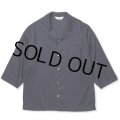 CALEE/3/4 SLEEVE R/P DROP SHOULDER SH（NAVY）［7分袖ドロップショルダーシャツ-24春夏］
