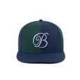 画像1: BlackEyePatch/B EMBLEM NEW ERA CAP（NAVY/GREEN） (1)