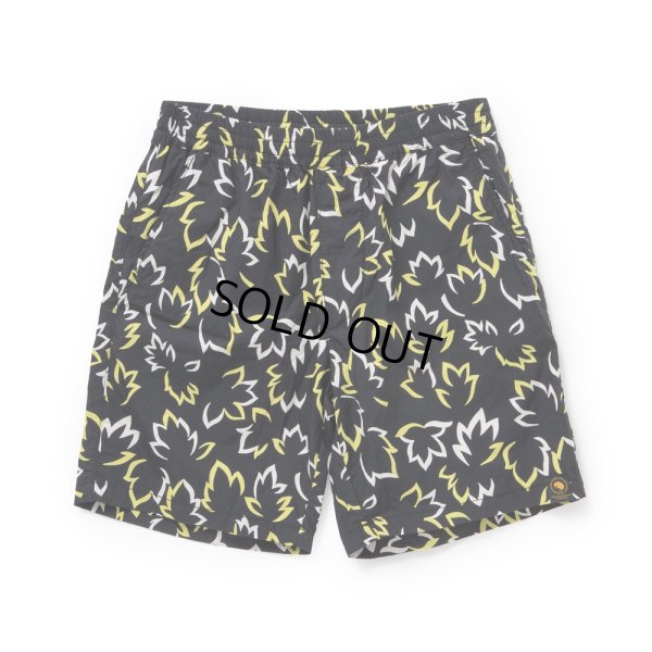 画像1: RATS/LEAF COTTON SHORTS（BLACK）［リーフコットンショーツ-24春夏］