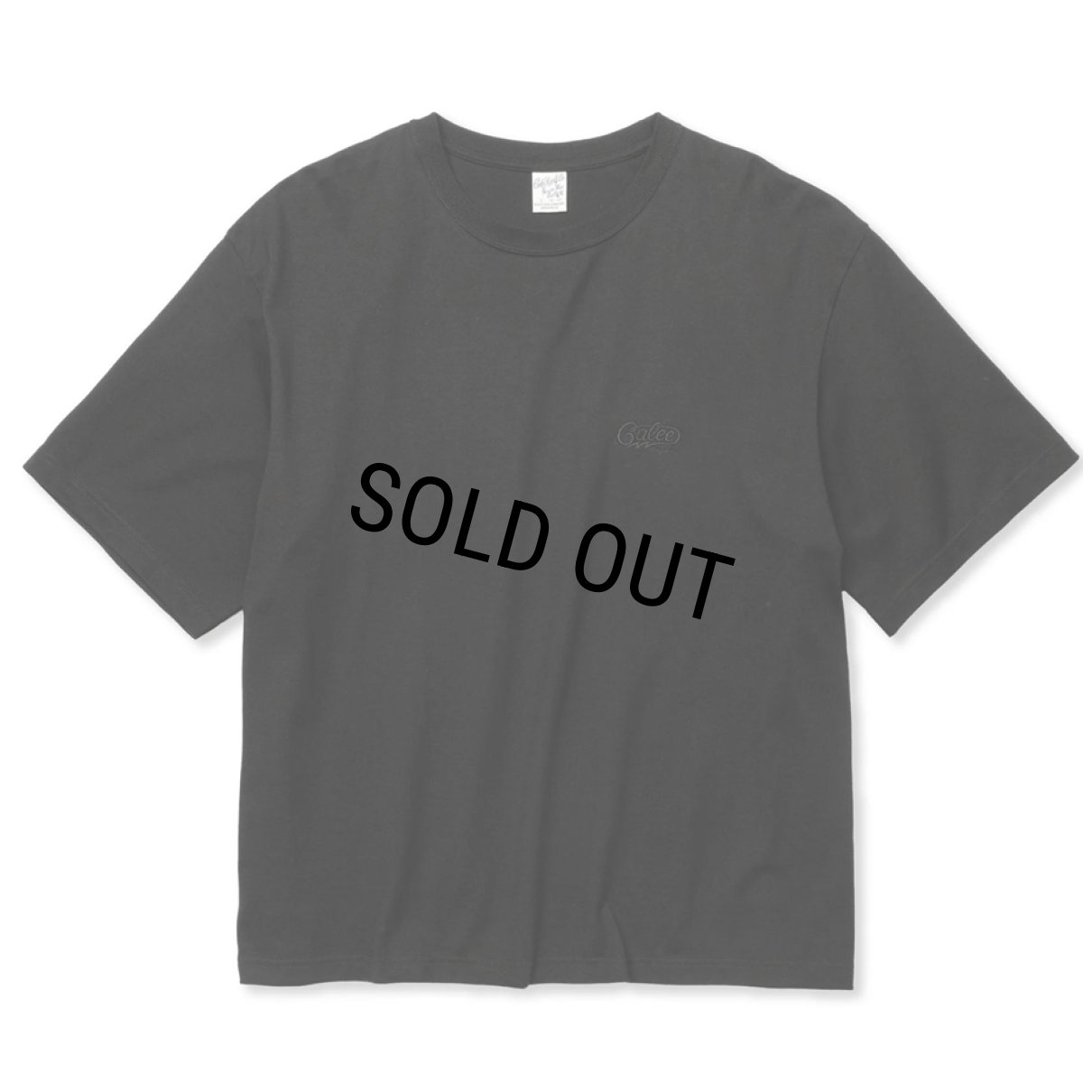 画像1: 【40%OFF】CALEE/EMBROIDERY DROP SHOULDER S/S TEE（BLACK）［ドロップショルダー刺繍T-24春夏］ (1)