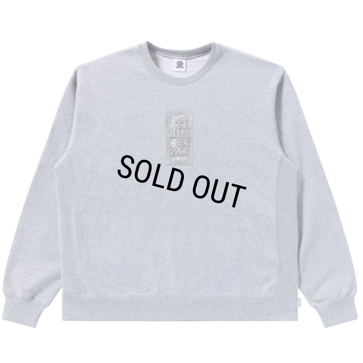 画像1: BlackEyePatch/HWC SAME COLORED CREW SWEAT（HEATHER GRAY） (1)