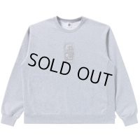 BlackEyePatch/HWC SAME COLORED CREW SWEAT（HEATHER GRAY）