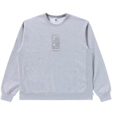 画像1: BlackEyePatch/HWC SAME COLORED CREW SWEAT（HEATHER GRAY） (1)