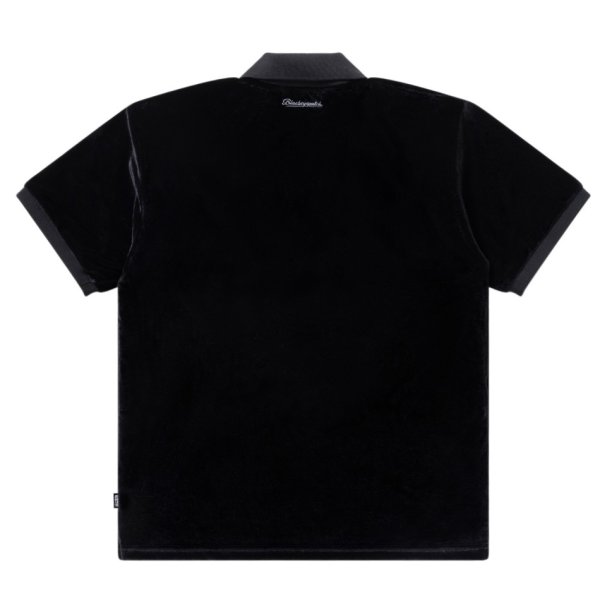 画像2: BlackEyePatch/SMALL HWC VELOUR S/S POLO SHIRT（BLACK）