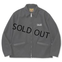 【40%OFF】CALEE/MELTON WOOL SPORTS TYPE JACKET＜REBELS RULE＞（BLACK）［メルトンウールスポーツJKT-23秋冬］