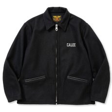 画像1: 【40%OFF】CALEE/MELTON WOOL SPORTS TYPE JACKET＜REBELS RULE＞（BLACK）［メルトンウールスポーツJKT-23秋冬］ (1)