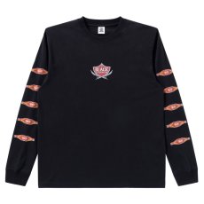 画像2: BlackEyePatch/SWEET CIGAR LABEL L/S TEE（BLACK） (2)