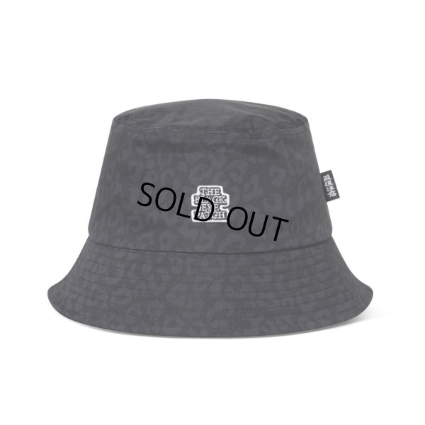 画像1: BlackEyePatch/OG LABEL LEOPARD PATTERNED BUCKET HAT（BLACK）